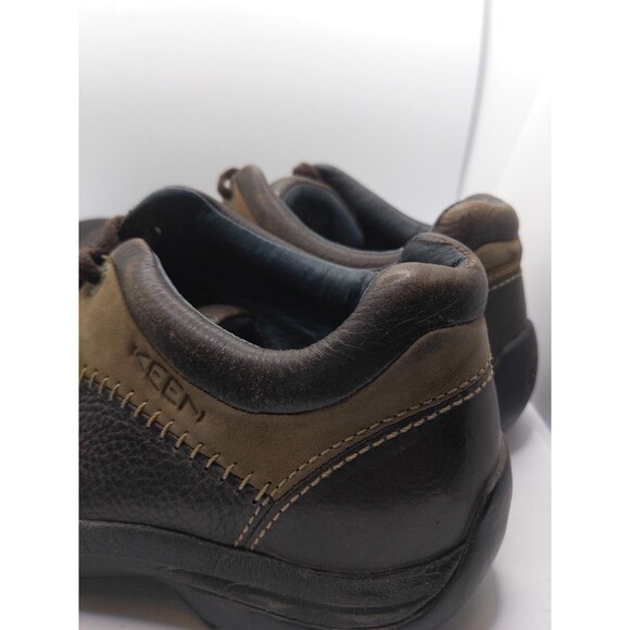 KEEN Two-tone Brown Leather Lace-up Shoes Sneakers - Men’s 8.5 main image 8